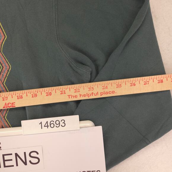 Def Leppard Band Graphic Long Sleeve Crew Neck Shirt Womens Size L Green - Picture 7 of 9